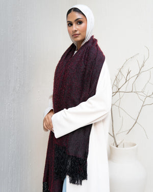 Tie Shop | Chunky Shawl – Multicolor Winter Shawl for Women 