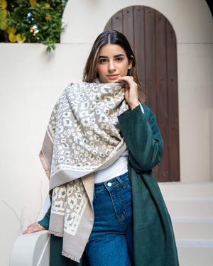 Tie Shop | Dreamy Shawl | Elegant Leopard Pattern