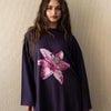 Printed Comfy Shirt - Purple