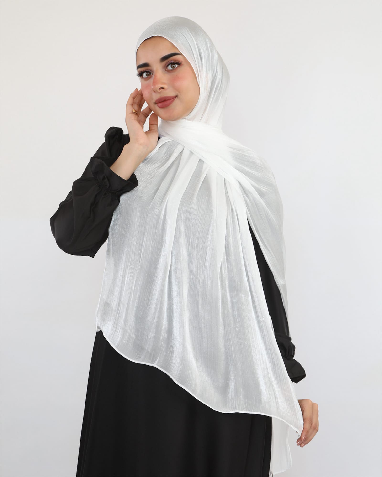 Shimmery Chiffon Scarf طرحة شيفون سادة - ايشارب شيفون سادة