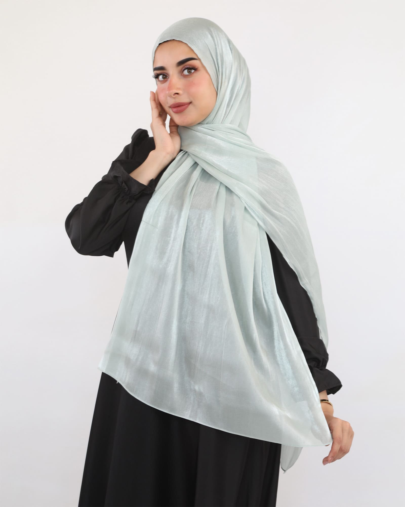 Shimmery Chiffon Scarf طرحة شيفون سادة - ايشارب شيفون سادة