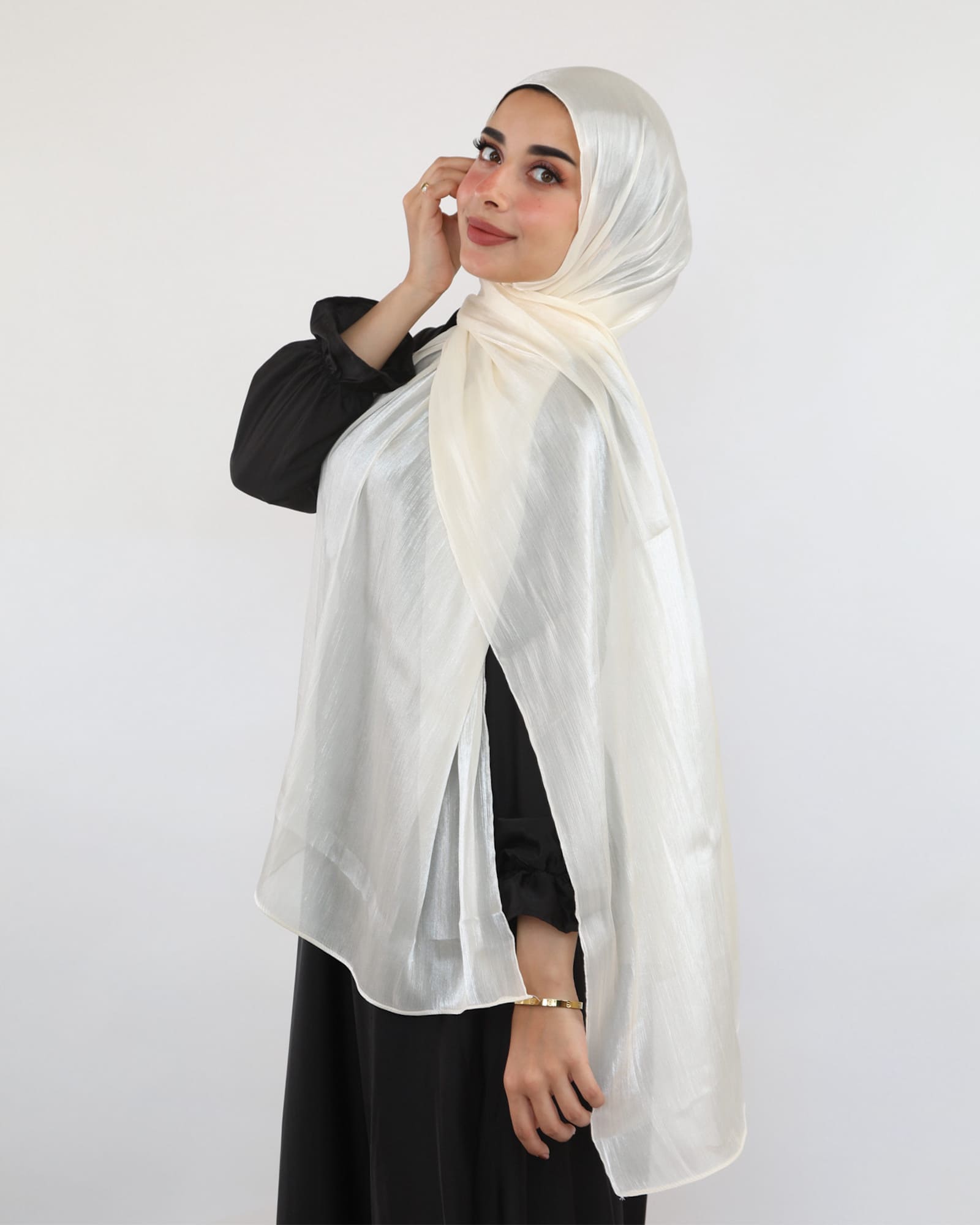 Shimmery Chiffon Scarf طرحة شيفون سادة - ايشارب شيفون سادة