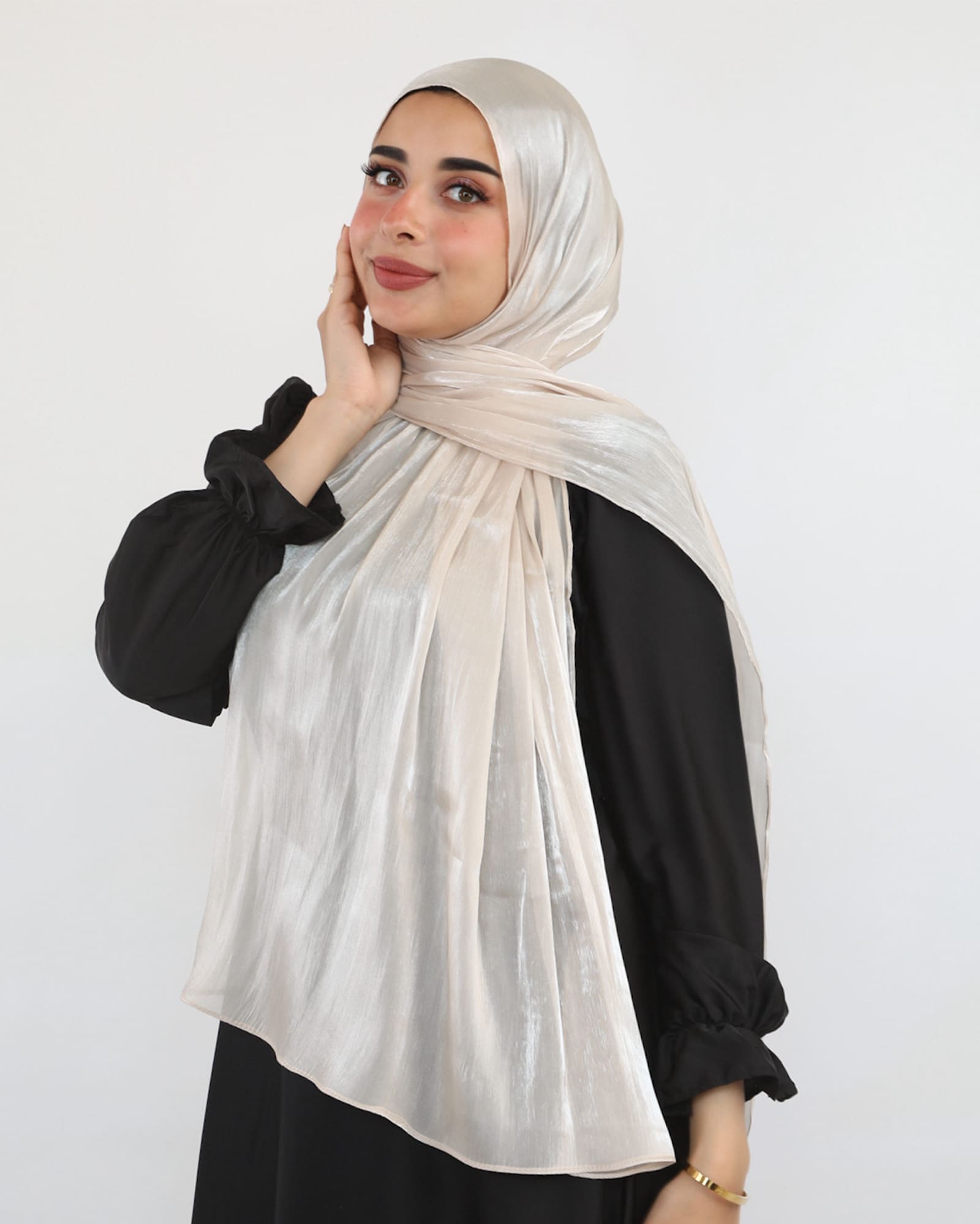 Shimmery Chiffon Scarf طرحة شيفون سادة - ايشارب شيفون سادة