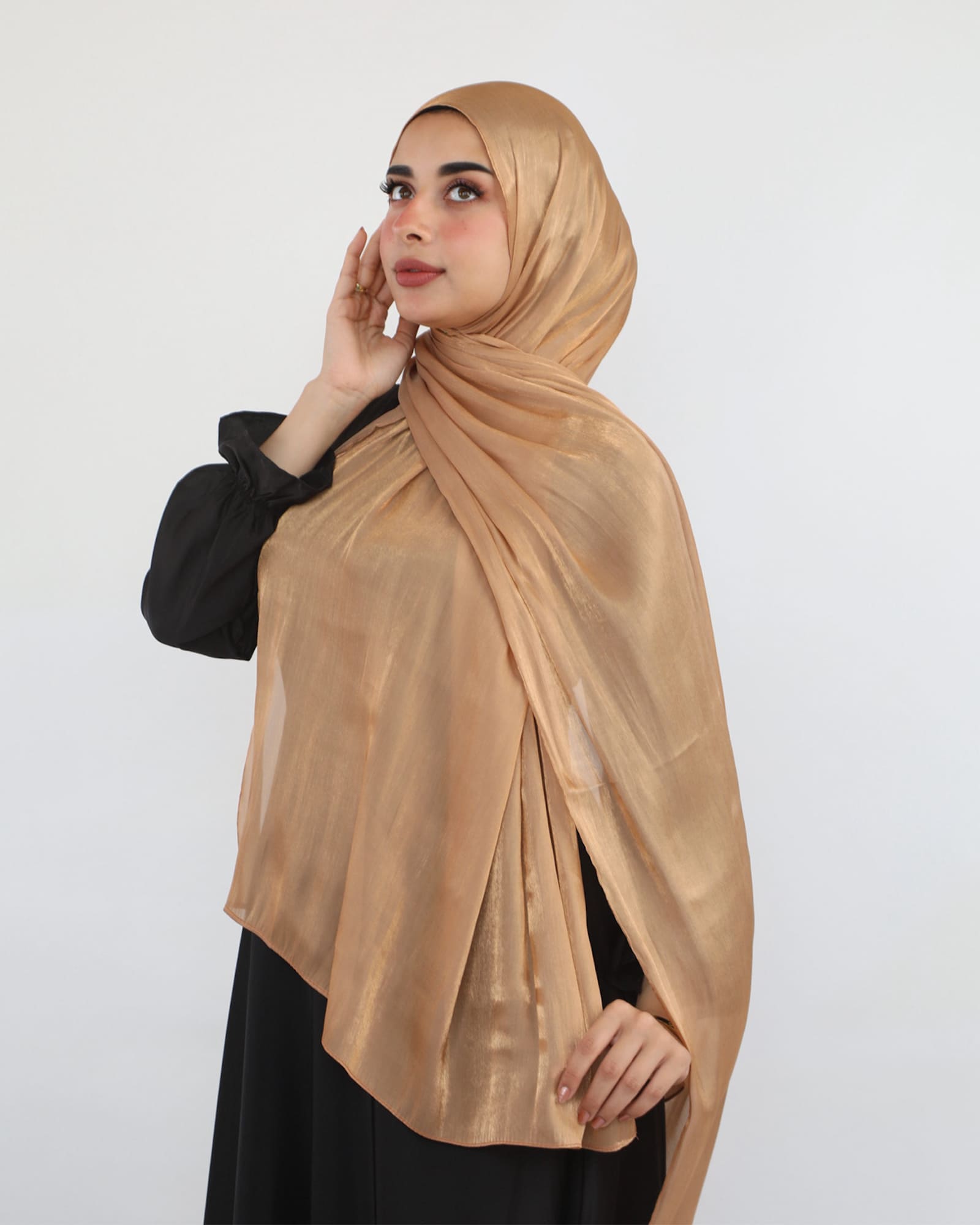 Shimmery Chiffon Scarf طرحة شيفون سادة - ايشارب شيفون سادة