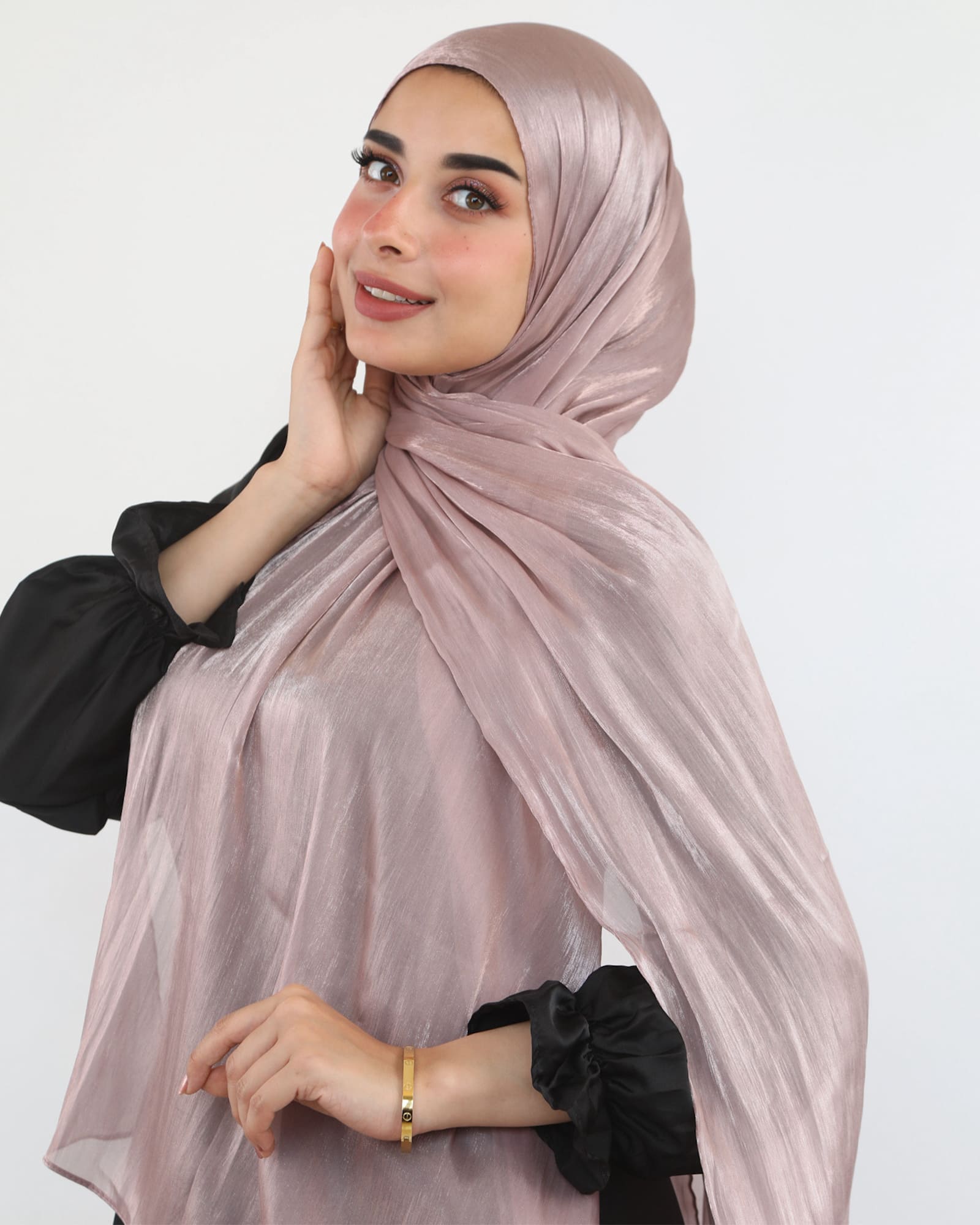 Shimmery Chiffon Scarf طرحة شيفون سادة - ايشارب شيفون سادة