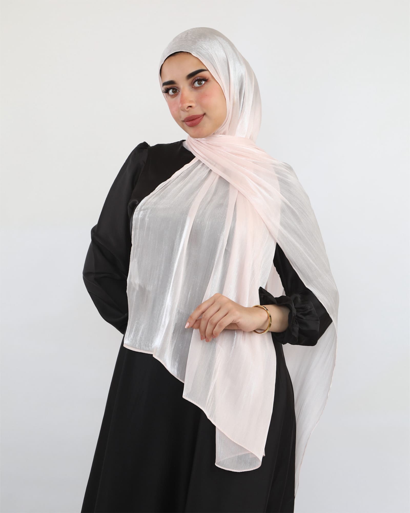 Shimmery Chiffon Scarf طرحة شيفون سادة - ايشارب شيفون سادة