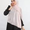 Elegant Shiny Scarf - Pink