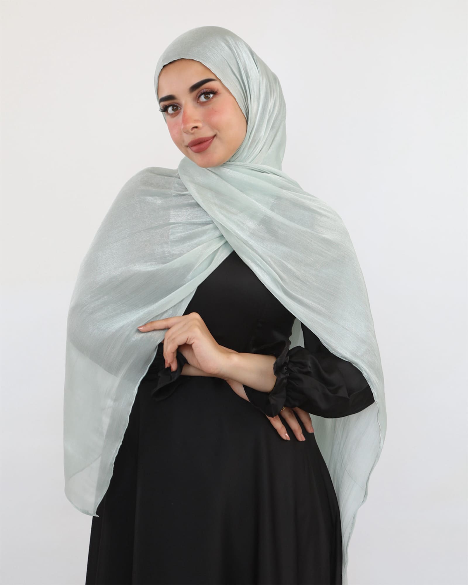 Shimmery Chiffon Scarf طرحة شيفون سادة - ايشارب شيفون سادة