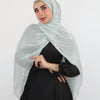 Elegant Shiny Scarf - Mint Green