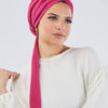 Tie-It Up Cracked Turban - Fuchsia