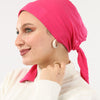 Padded Cotton Bonnet - Fuchsia