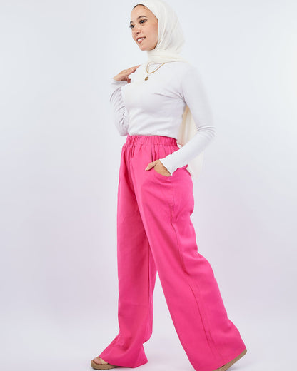 Wide Linen Pants
