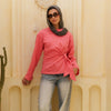 Wrap Top - Coral Pink
