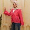 Ribbon Blouse - Fuchsia Coral