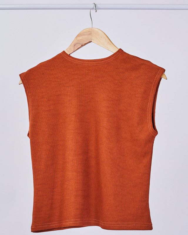 Tie Shop| Sleeveless Cotton Bodysuit | Soft | Practical | بادى قطن