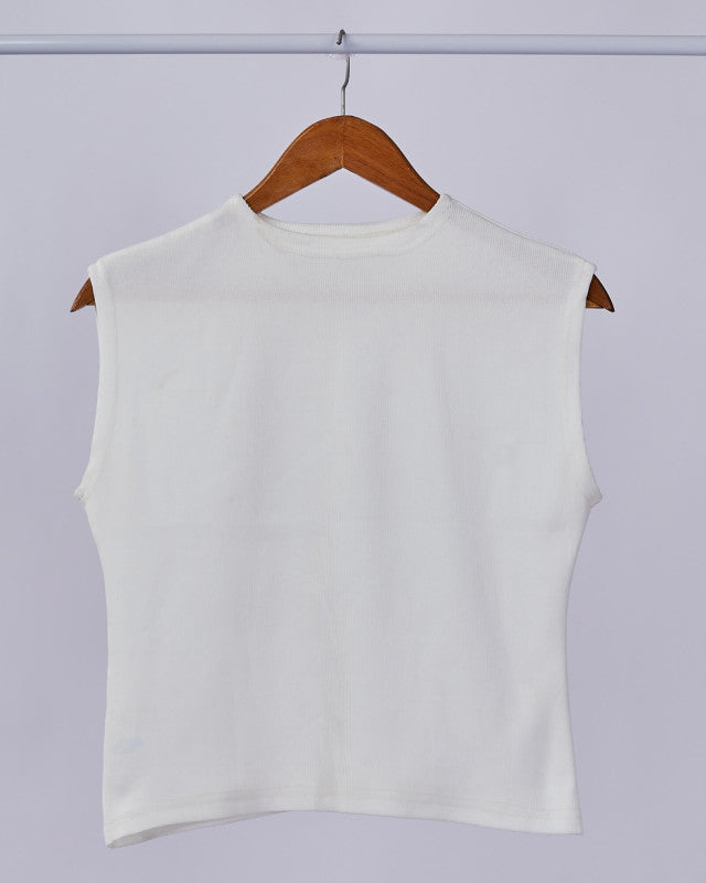 Tie Shop| Sleeveless Cotton Bodysuit | Soft | Practical | بادى قطن