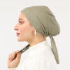 Padded Cotton Bonnet - Green