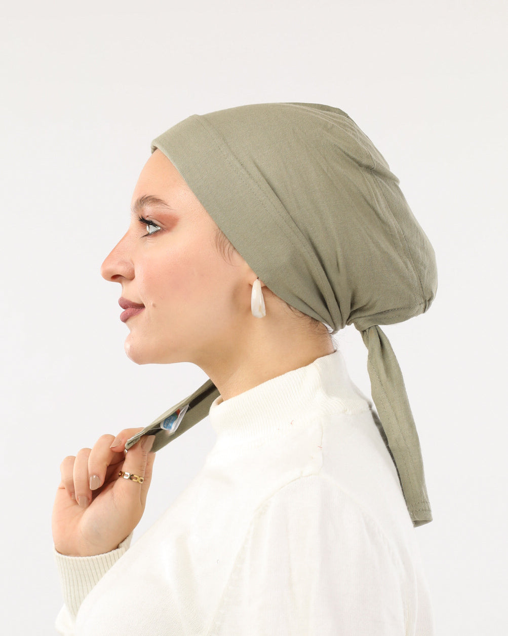 Padded Cotton Bonnet, Inner Caps , بونية ربط عريض , سورتيت, بونية تحت الحجابTie Shop | 