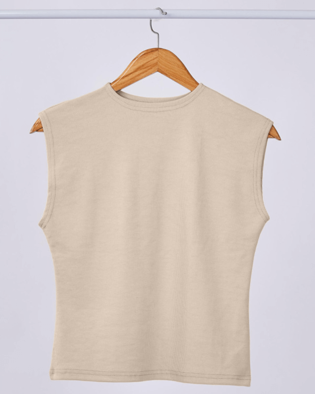 Tie Shop| Sleeveless Cotton Bodysuit | Soft | Practical | بادى قطن