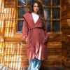 Jory Cardigan - Brick Red
