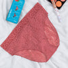 Lace Floral Bikini - Dust Pink