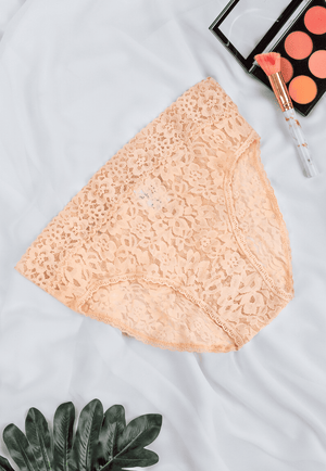 Tie Shop | Lace Floral Bikini Panty | women underwear