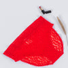 Lace Cheetah Bikini - Red