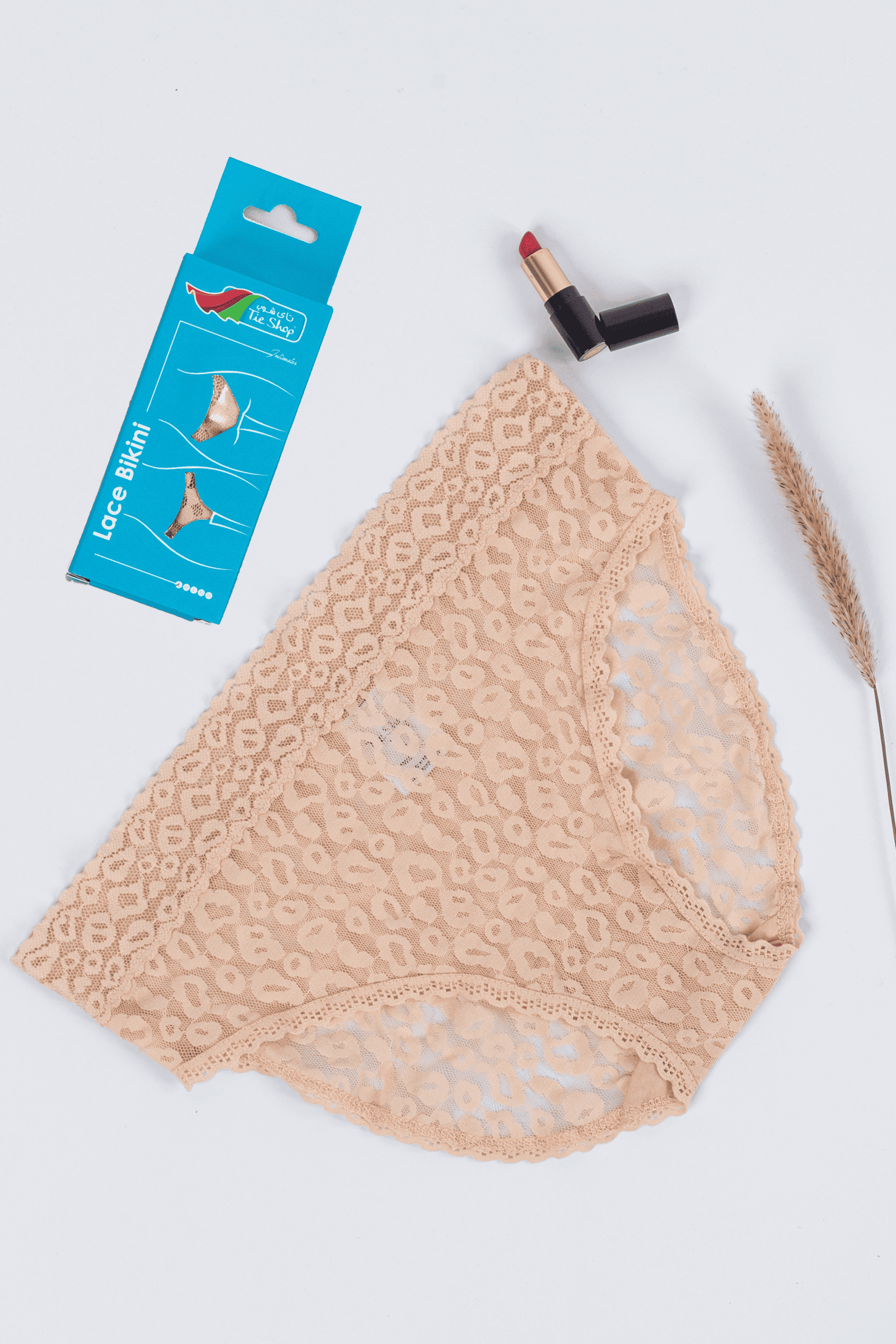 Tie Shop | Lace Cheetah Bikini Panties | women underwear