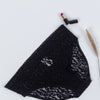 Lace Cheetah Bikini - Black