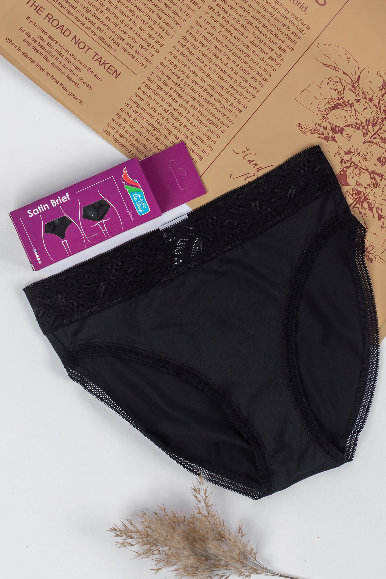 Tie Shop | Satin Brief Panties | women underwear | Pack of 3