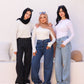 Tie Shop | Wide Leg Jeans