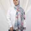 Chi-Chi CHiffon - Dusty Blue And Soft Pink
