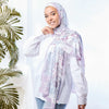 Chi-Chi CHiffon - Light Lilac And Silver Grey