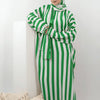 Printed Viscose Isdal - Off White - Green