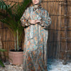 Printed Satin Isdal - Oriental Print