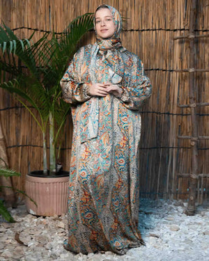 Printed Satin Isdal
