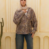 Rose shirt - Taupe And Purple