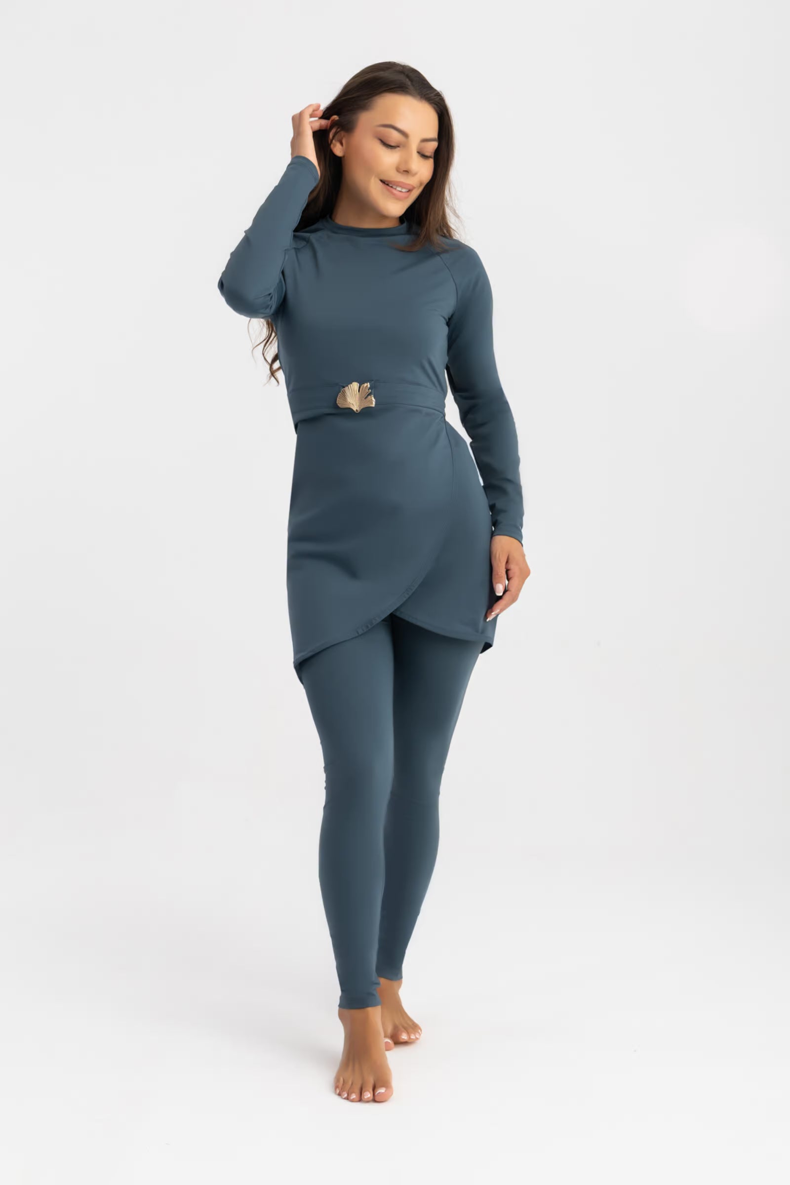 Blue Shell Suit by Tie Shop front view