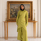 Amara Set for Women | Elegant-Stylish linen | Tie Shop Egypt - Lime Olive