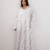 Flora dress - Off White - Light Baby Blue