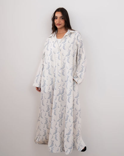 Tie Shop | Flora dress – Striped Modest Casual Shirt | 