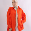 Linen Shirt - Orange