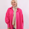 Linen Shirt - Fuchsia