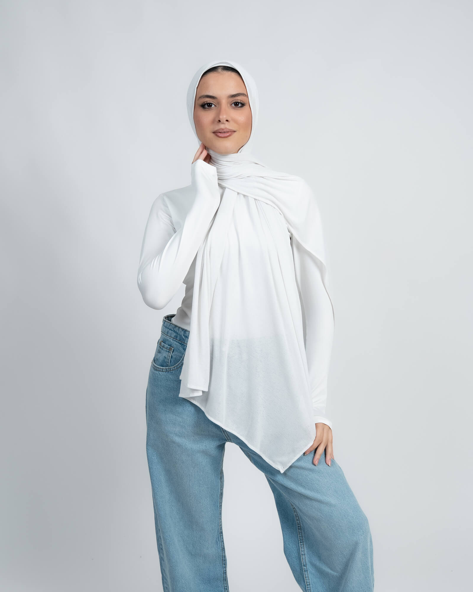 Tie Shop | Flow Kuwaiti Scarf – Elegant Everyday Hijab 