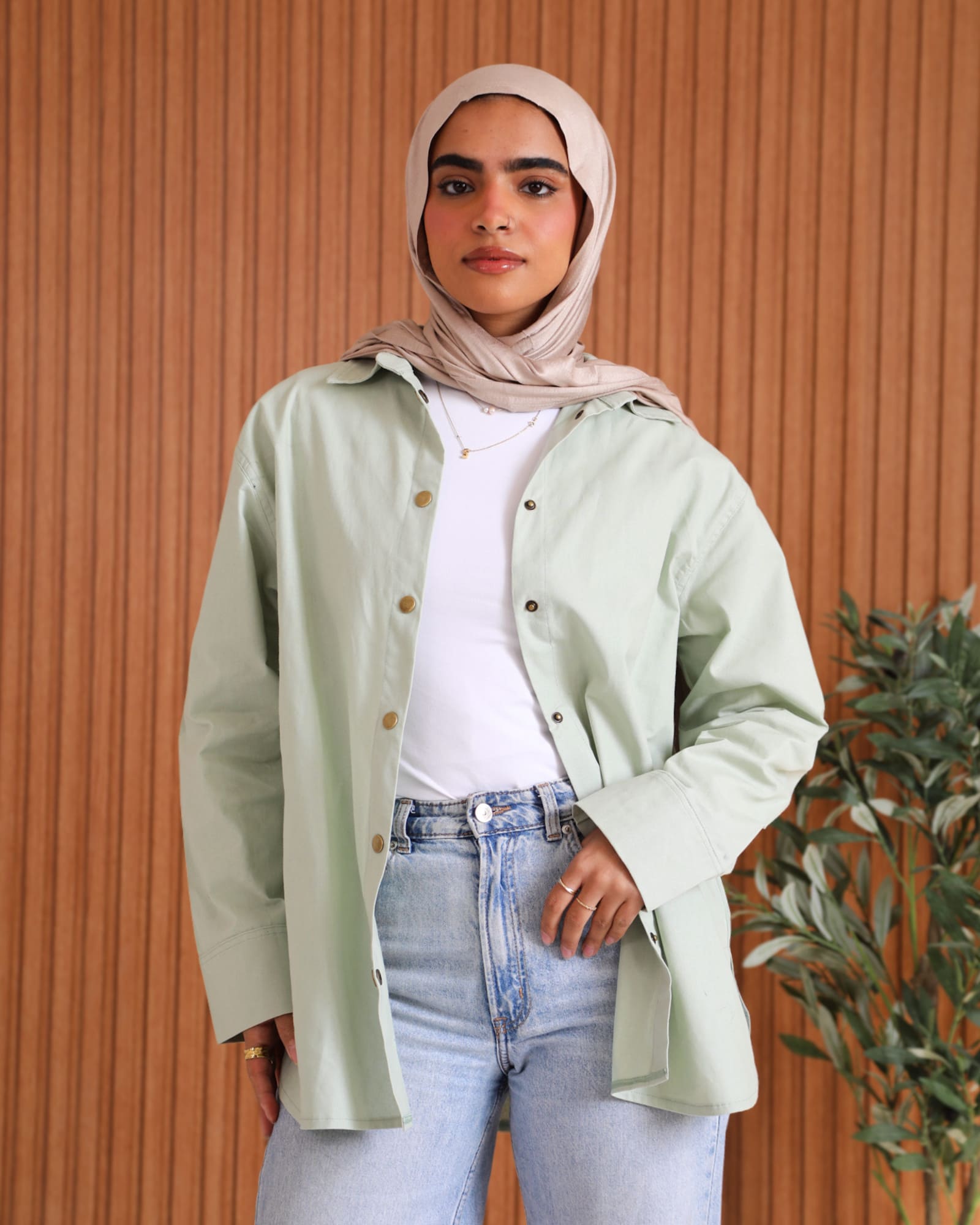 Tie Shop | Modest Wear | Button Style Shirt | Simply Linen Shirt