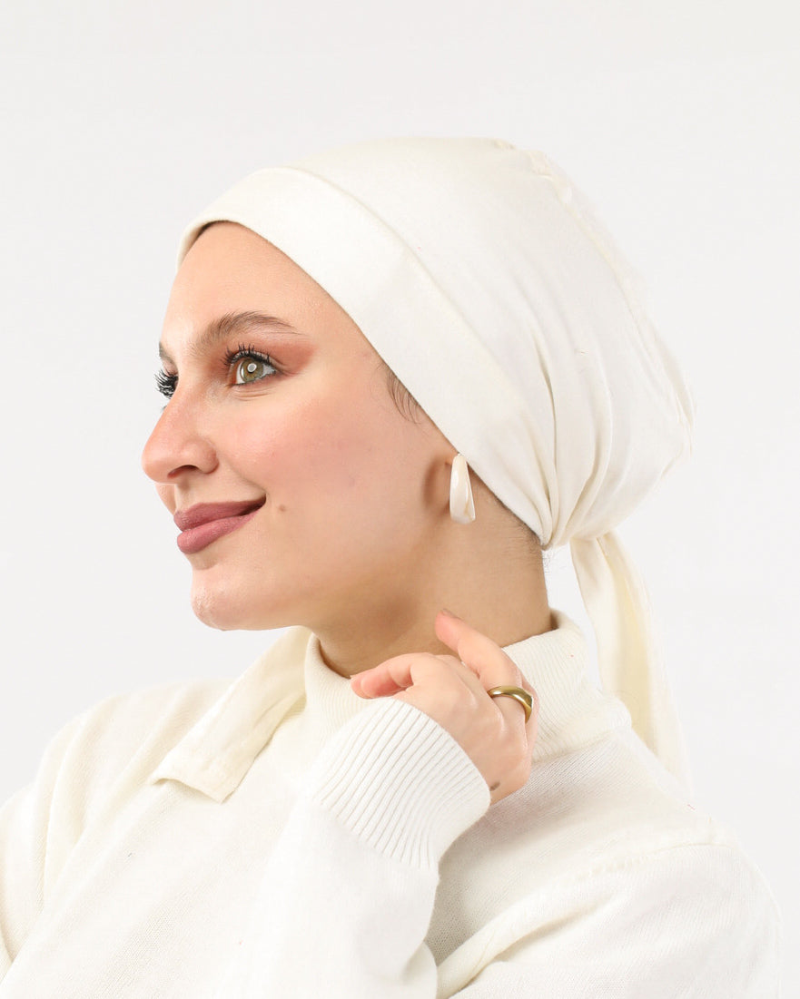 Padded Cotton Bonnet, Inner Caps , بونية ربط عريض , سورتيت, بونية تحت الحجاب Tie Shop