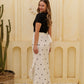 Printed Wrap Skirt