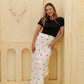Printed Wrap Skirt