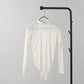Tulle High-Neck Top