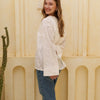 Ribbon Blouse - Ivory White